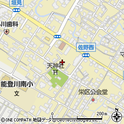 滋賀県東近江市佐野町741-6周辺の地図