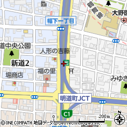 明道町入口周辺の地図