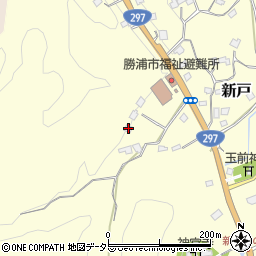 千葉県勝浦市新戸279周辺の地図