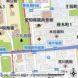 愛知県名古屋市東区東外堀町40周辺の地図