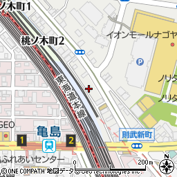 クレセール名駅周辺の地図