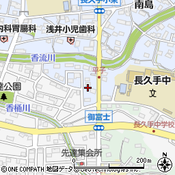 愛知県長久手市岩作平子115周辺の地図