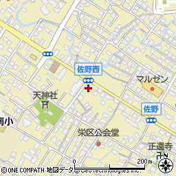 滋賀県東近江市佐野町726-1周辺の地図