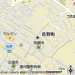 滋賀県東近江市佐野町243周辺の地図
