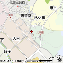 愛知県長久手市助六762周辺の地図