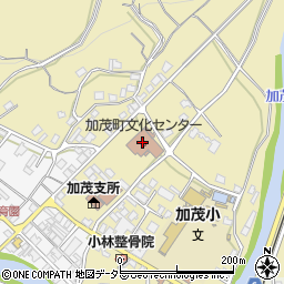 津山市立加茂町図書館周辺の地図