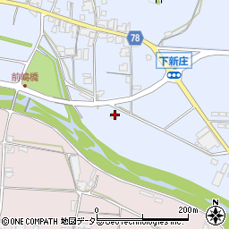 兵庫県丹波市氷上町下新庄705-5周辺の地図
