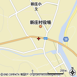 岡山県真庭郡新庄村幸町周辺の地図