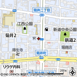 名古屋菊井郵便局周辺の地図