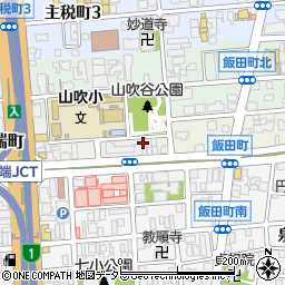 愛知県名古屋市東区飯田町5周辺の地図