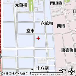 愛知県あま市乙之子周辺の地図