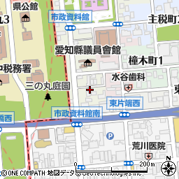 愛知県名古屋市東区東外堀町38周辺の地図