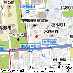 愛知県名古屋市東区東外堀町37周辺の地図