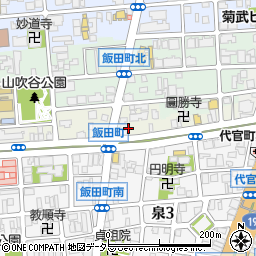 愛知県名古屋市東区飯田町35周辺の地図