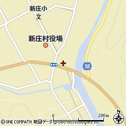 岡山県真庭郡新庄村2205周辺の地図