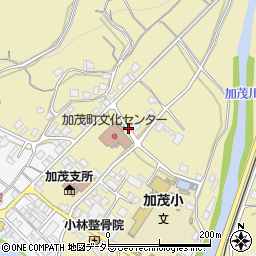 岡山県津山市加茂町塔中周辺の地図