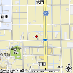 愛知県津島市神守町（東浦）周辺の地図