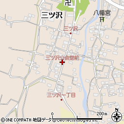 三ツ沢公会堂前周辺の地図