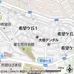 愛知県名古屋市千種区希望ケ丘周辺の地図