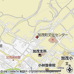 岡山県津山市加茂町塔中110周辺の地図
