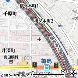 愛知県名古屋市中村区井深町6周辺の地図