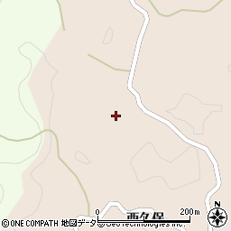 愛知県豊田市上切山町陣出周辺の地図