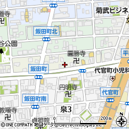 愛知県名古屋市東区飯田町44周辺の地図