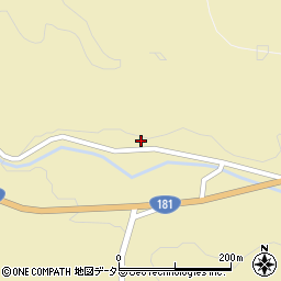 岡山県真庭郡新庄村1914周辺の地図