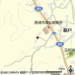 千葉県勝浦市新戸278周辺の地図
