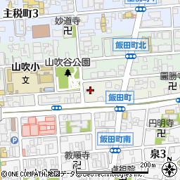 愛知県名古屋市東区飯田町14周辺の地図