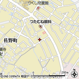 滋賀県東近江市佐野町268-5周辺の地図