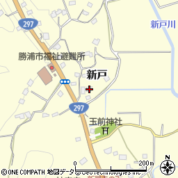 千葉県勝浦市新戸258周辺の地図