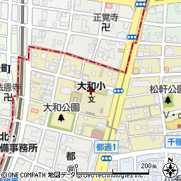 名古屋市立大和小学校周辺の地図