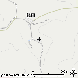 愛知県豊田市北小田町大洞周辺の地図