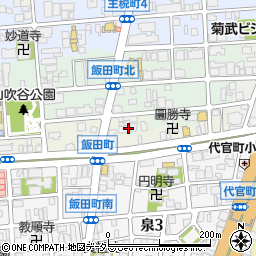 愛知県名古屋市東区飯田町36周辺の地図
