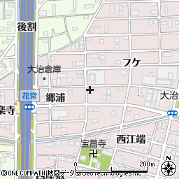 ファミリーマート大治花常店周辺の地図