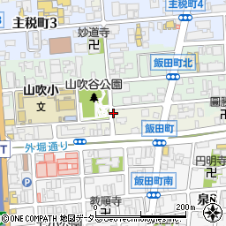 リパーク名古屋飯田町駐車場周辺の地図
