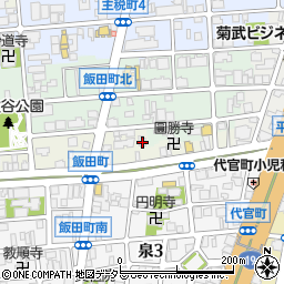 愛知県名古屋市東区飯田町41周辺の地図
