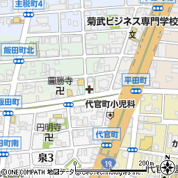 愛知県名古屋市東区飯田町58周辺の地図