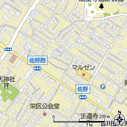 滋賀県東近江市佐野町597-8周辺の地図