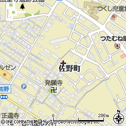 滋賀県東近江市佐野町255周辺の地図