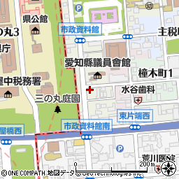 愛知県名古屋市東区東外堀町57周辺の地図