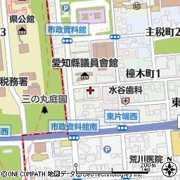 愛知県名古屋市東区東外堀町53周辺の地図