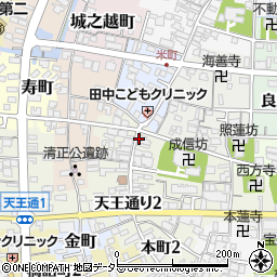 中日新聞津島専売所本町店周辺の地図