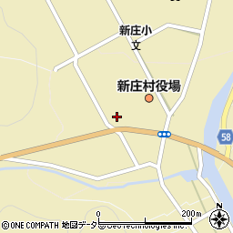 岡山県真庭郡新庄村2002周辺の地図