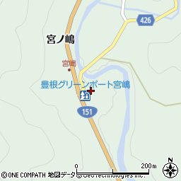 坂宇場簡易郵便局周辺の地図