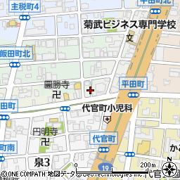 愛知県名古屋市東区飯田町60周辺の地図