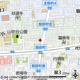 愛知県名古屋市東区飯田町28-2周辺の地図
