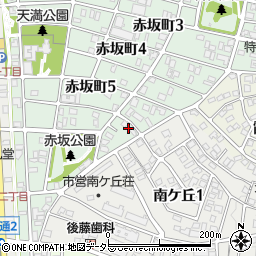 愛知県名古屋市千種区赤坂町5丁目54-4周辺の地図