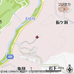 愛知県豊田市御作町振ケ洞周辺の地図